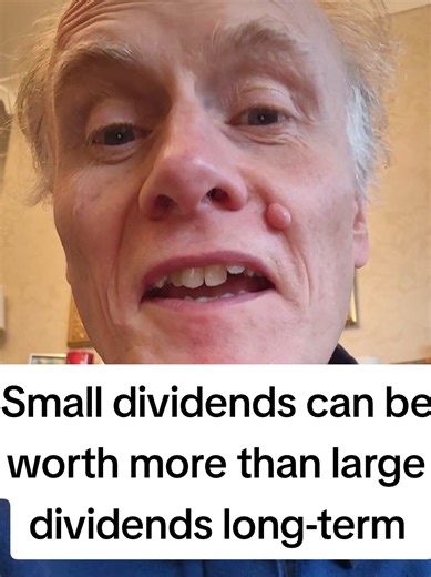 Small dividends can be worth more than large dividends long-term because they are shown as a percentage of the price of a stock. 10% of a stock which is reducing in value is not worth as much to you in the long-term as 3% of one which may be doubling in value over the next ten years, paying an increasing amount to you each year based on your investment while your capital also increases 8n value.