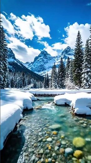 Mountain Views 4K Beautiful view of nature Peaceful Valley Nature Sounds for Sleep & Relaxation