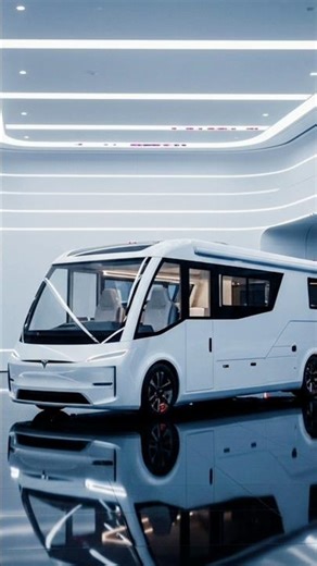 Tesla Motorhome 2026 🤯 This Is NOT What You Expect Inside! ⚡🚐 || #shorts #motorhomes