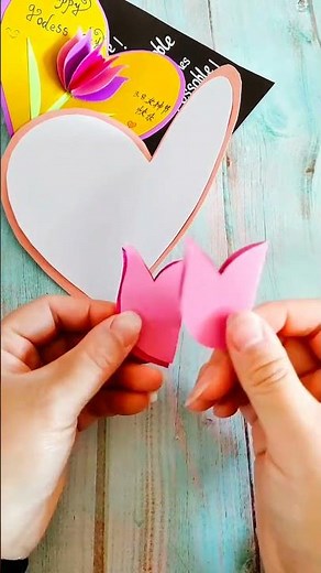 Cara Membuat Kartu Ucapan Love dari Kertas ❤️ | DIY Mudah