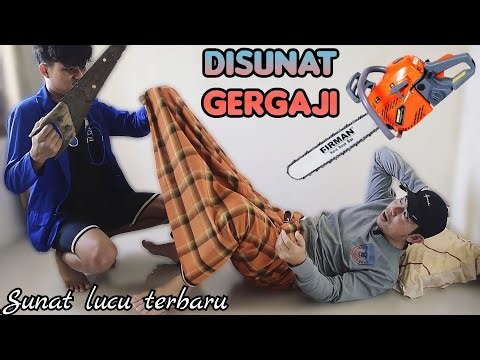 SUNAT pakai GERGAJI❗Sunat lucu terbaru | demon official