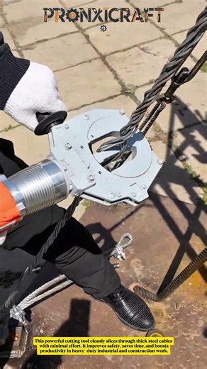 Heavy-Duty Cable Cutter Tool | Fast & Safe Steel Wire Cutting ⚙️🔧