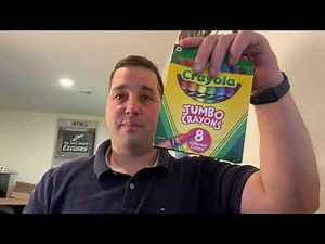 My review of the Crayola Jumbo Crayons, 8, Assorted Colors