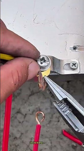 Easy Way to Install Wire Terminals on Metal Plate Bolts