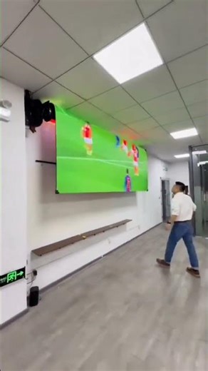 An LED roll up screen