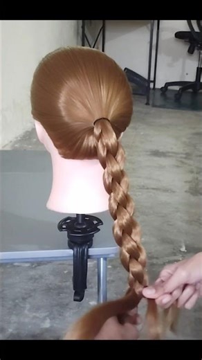Simple 3D hairstyle with 4 strands #shorts #shortvideo #ytshorts #youtubeshorts #youtube #braids #3d