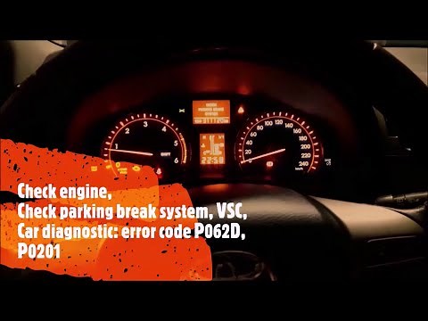 How to Replace diesel Injector Toyota Avensis T27 2.0 D4D 93kw, error code p062D, p0201