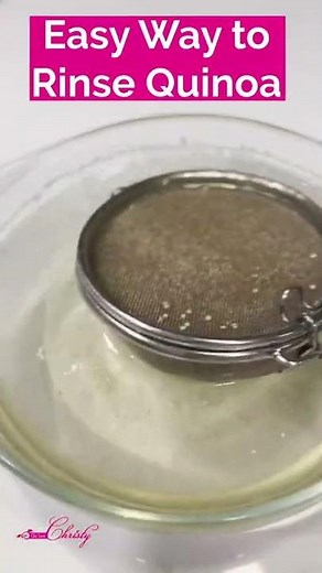 😀 Easy Way to Rinse Quinoa #shorts