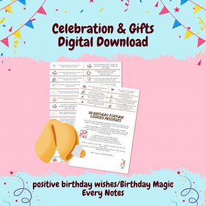 Birthday Fortune Cookie Messages: Printable Joy, Inspiring Affirmations (digital Download) - Etsy