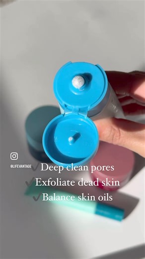 Step up your skincare game with TrueClean! 🌿Our unique formula deep cleans pores, gently exfoliates with pomegranate enzymes, and balances your skin’s natural oils with prebiotic saccharides. Share why you’re loving TrueClean in the comments below! | LifeVantage