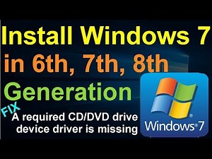 How to Install Windows 7 in 6th 7th 8th Generation Laptop/Desktop in Hindi