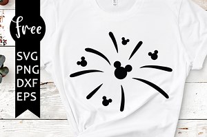 Mickey fireworks svg free, disney svg, mickey head svg, instant download, silhouette cameo, shirt design, fireworks svg, mouse, png 0327
