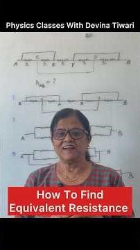 Trick To Find Equivalent Resistance In Complex Circuits #equivalentresistance #shorts