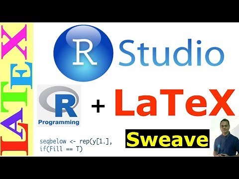 How to Integrate R Code to LaTeX using RStudio (LaTeX Advanced Tutorial-13)