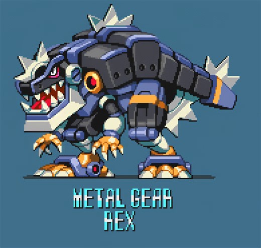 ¿Metal Gear Solid x Mega Man? El creador de Owlboy nos muestra a los personajes de la obra de Kojima como jefes de Mega Man X
