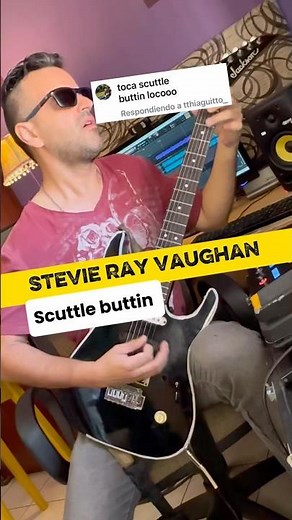 Guita cover Stevie Ray Vaughan-Scuttle buttin #guitar