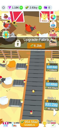 Android game Egg Factory IDLE Clicker Chickens Update 146 #gaming #shorts #chicken #update #513