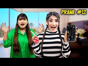 Breaking My Sister New Phone *she had no idea😭* Pranking 24 Hours Challenge | SAMREEN ALI