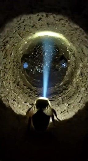 POV: A Tiny Camera Rides a Bumblebee Into Its Underground Nest 🐝