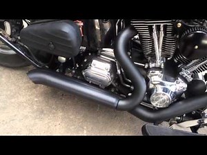 Bassani Pro Street on Softail Springer 2006