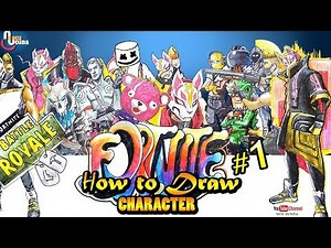HOW TO DRAW FORTNITE CHARACTER