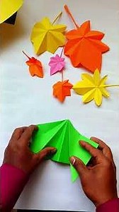 a very welcome spring|a leaf|paper Origami