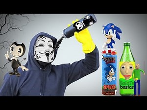 DO NOT DRINK BENDY 😈 Baldi + Sonic + Granny DIY Drink PZ Mystery Surprise Party & Zorgo Dark Plan