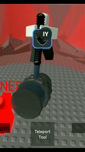 Ban hammer in roblox💀 #roblox #scripting #hack