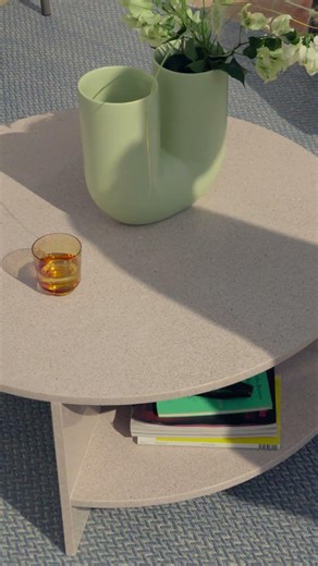 Muuto Halves Coffee Table Designed by MSDS Studio #muuto #interiordesign #outdoorfurniture