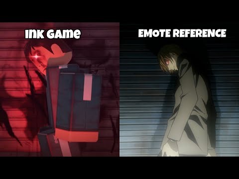 ALL NEW INK Game Emote vs Meme Reference Comparison