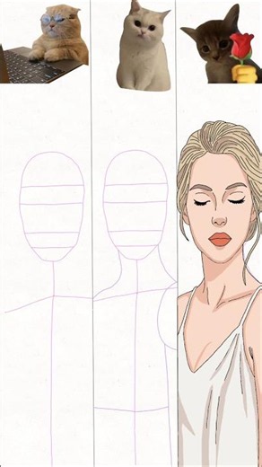 How to Draw a Beautiful Woman in 3 Easy Steps ✨
