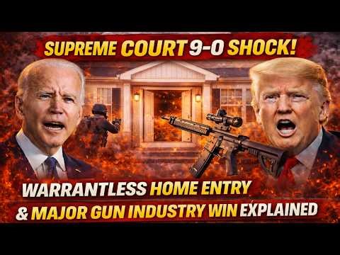 Supreme Court 9 0 Shock : Warrantless Home Entry & Major Gun Industry Win Explained