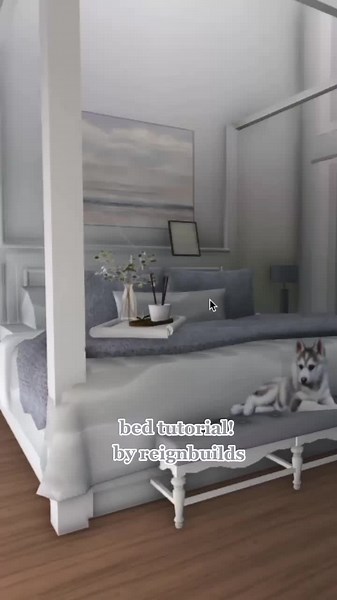 Bloxburg Realistic Bed Tutorial