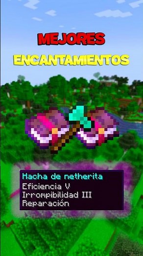 The Best Enchantments for the Axe in Minecraft #shorts