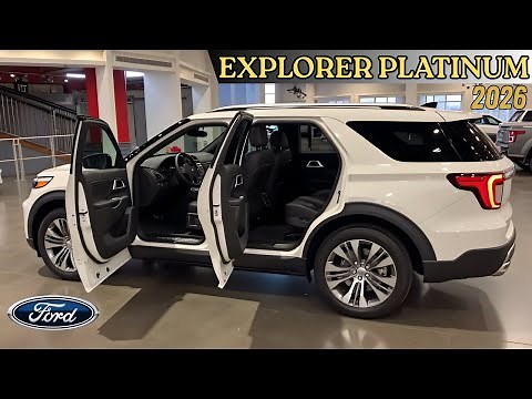 The 2026 Ford Explorer Premium is a Luxury New SUV! Interior and Exterior