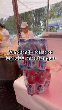 Selling Icee soda at the street market #oscareldelosdulces #soda #icee #streetmarket #cdmx