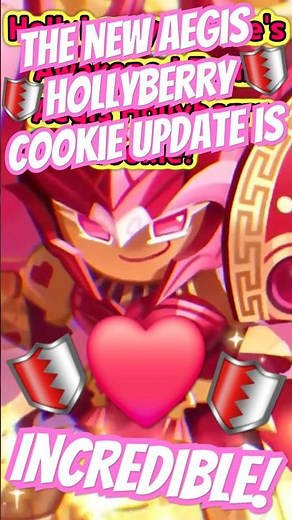 The Aegis Hollyberry Cookie Update Is AMAZING! #Shorts #CookieRun #CookieRunKingdom #CRK #NewUpdate
