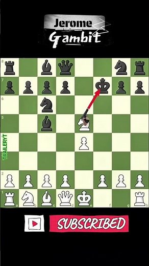 The Jerome Gambit 😱🔥 | Insane Opening Full of Sacrifices and Surprises! #prochess #bulletchess#chess