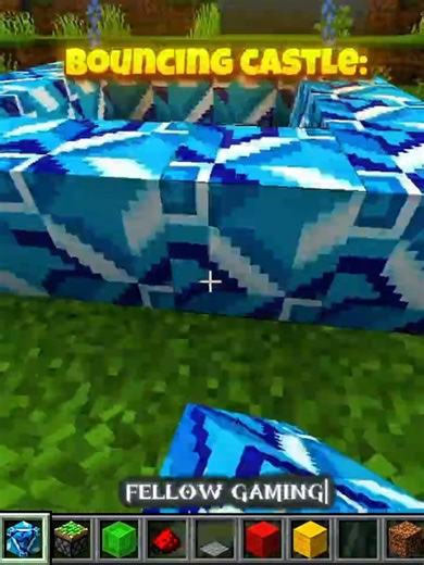 Minecraft Bouncing Castle Moment ☠️ #minecraft #shorts #virlashort #moment #gaming #bouncingcastle