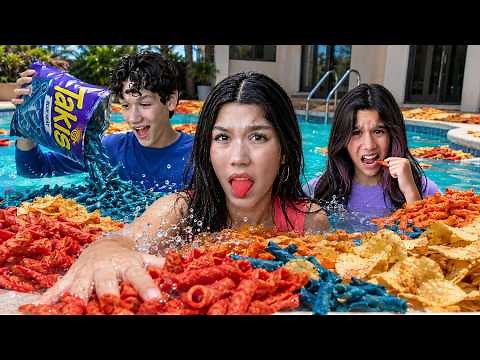 Last To Stop Eating Spicy Chips Wins!