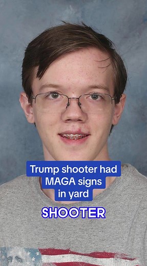 The Trump shooter reportedly had MAGA signs in his yard. Thomas Matthew Crooks's political affiliation has been a topic of debate after he tried to assassinate the former president at a Pennsylvania rally. He's a registered Republican, but donated $15 through Democratic-allied organization ActBlue in 2021. A neighbor says his family had pro-Trump signs in their yard as recently as several months ago. 📷 WPXI / Reuters #trump #donaldtrump #trumprally #maga #pennsylvania #politics #election #presi