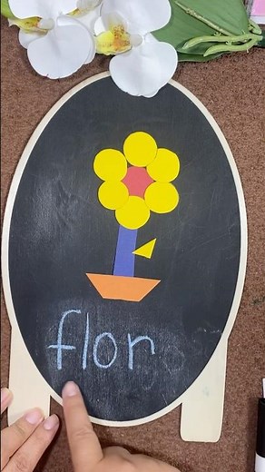 🌸 How to Draw a Flower Using Geometric Shapes | Easy and Creative Tutorial 🎨