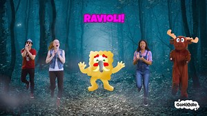 Spooky Ravioli?! 👻 Join the Moose Crew for your next #brainbreak in a not-so-spooky dance along that’s sure to get stuck in your hair, on your face, and in your head! https://www.gonoodle.com/videos/eXdZ8w/ravioli | GoNoodle