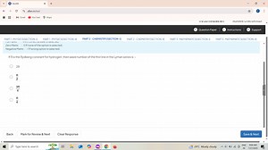 If R is the Rydberg constant for hydrogen, then what is the wav... | Filo