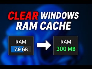 How to Clear Cached Ram | Windows 11