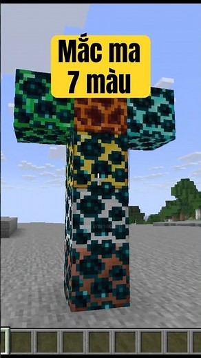 Mắc ma 7 màu #minecraft