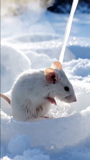 Chuhesh bhai bathing in winters #mouse #shorts #cute