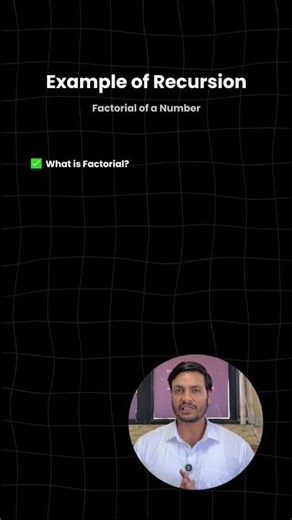 Recursion Explained in 60 Seconds! Hindi🧠🔄 | Chapter 5.3 Master C Programming #Shorts #coding