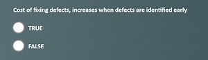 Cost of fixing defects, increases when defects are identified e... | Filo
