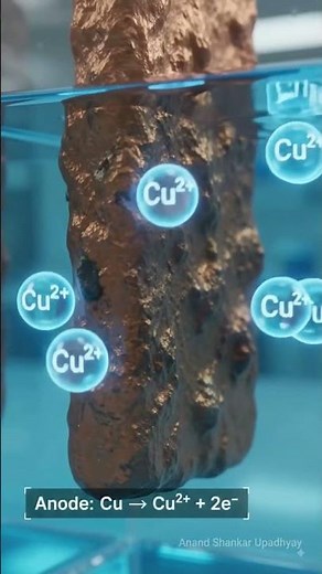 ⚡ Electrorefining of Copper – Purification by Electrolysis 🧪